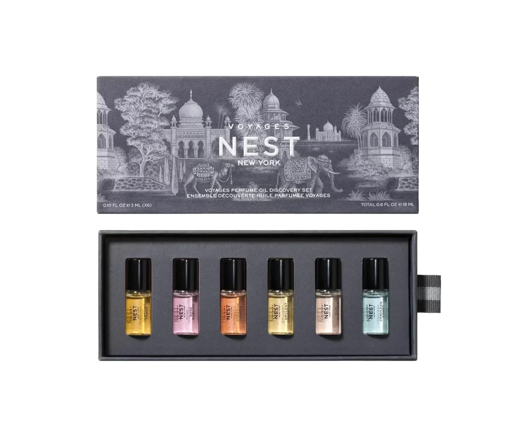 Nest New York VOYAGES Perfume Oil Packaging