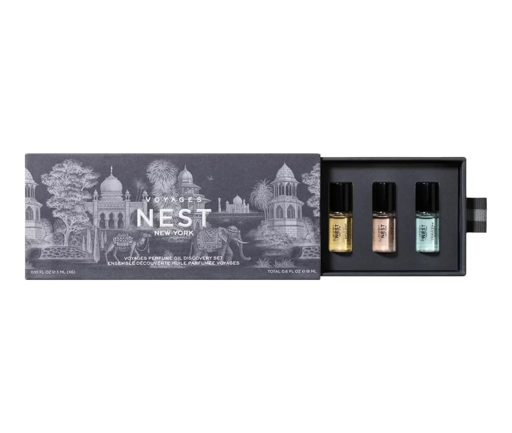 Nest New York VOYAGES Perfume Oil Packaging