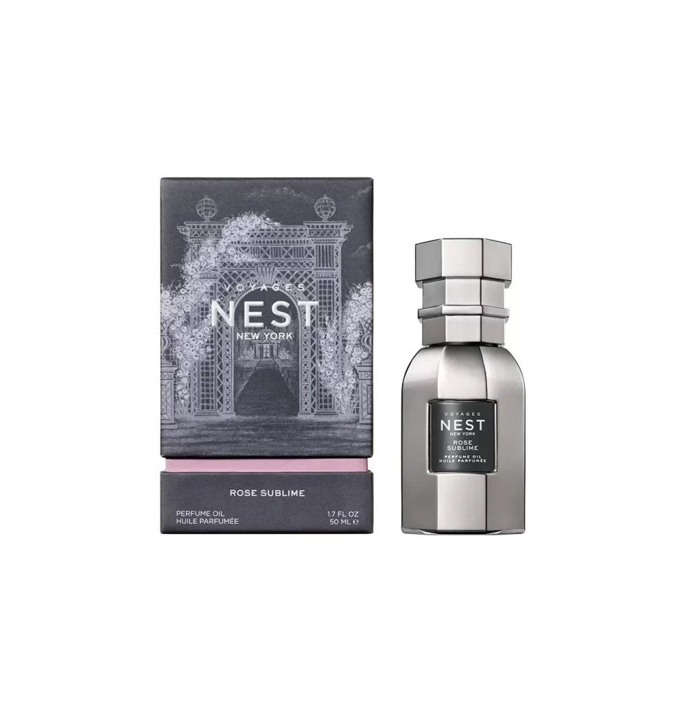 Nest New York VOYAGES Rose Sublime Perfume Oil Packaging