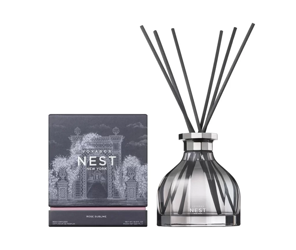 Nest New York VOYAGES Rose Sublime Diffuser Packaging
