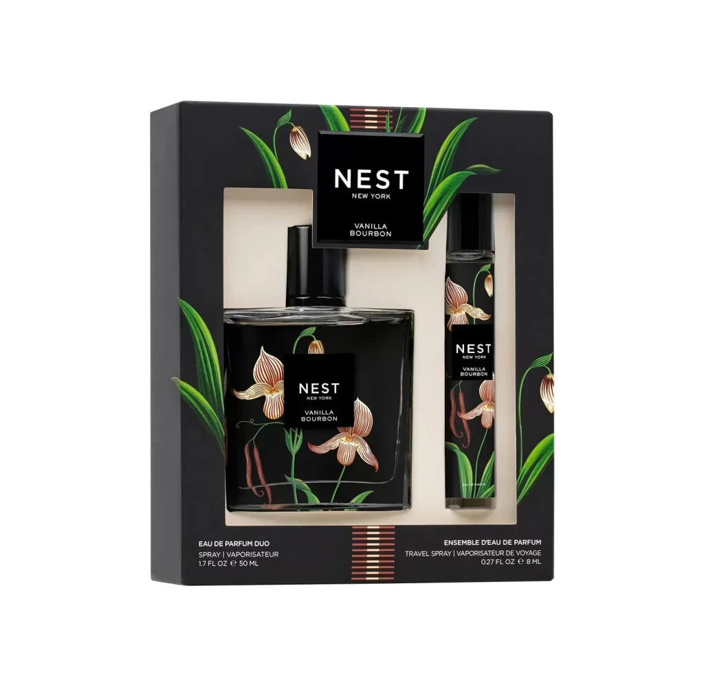 Nest New York Vanilla Bourbon Fine Fragrance Set Packaging