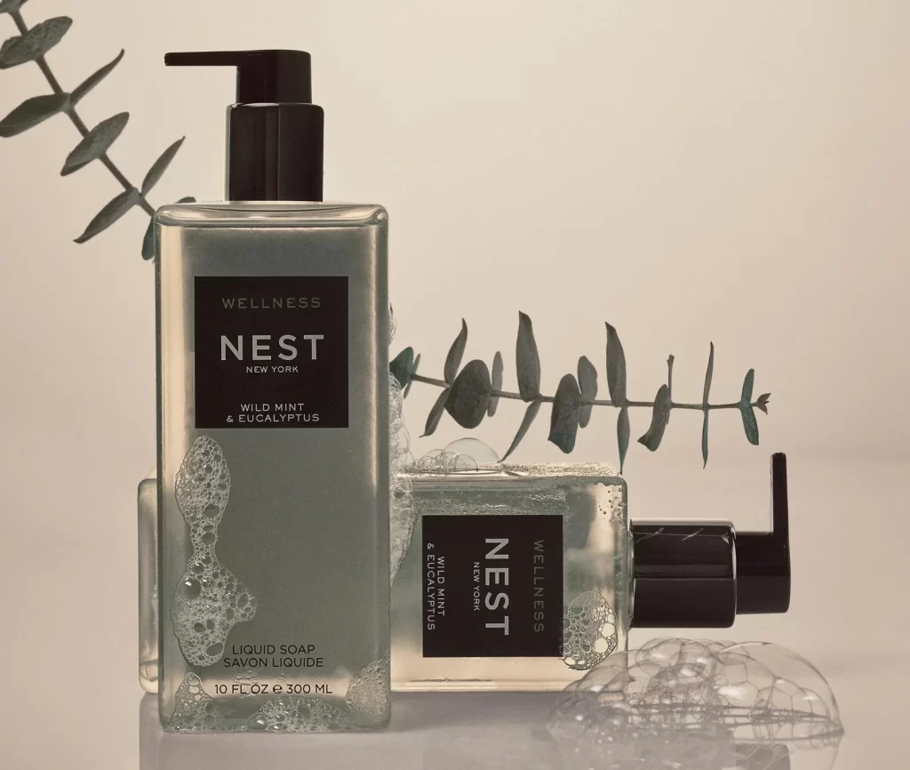 Nest New York Wild Mint Eucalyptus Essentials Set Packaging