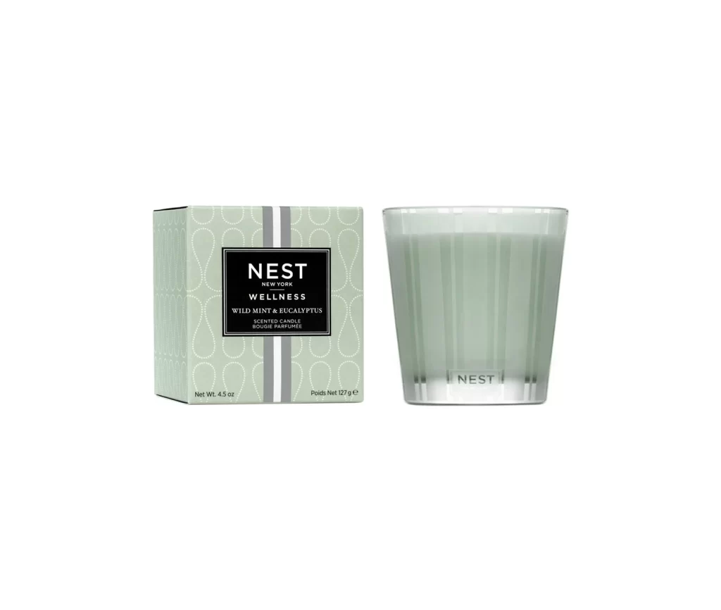 Nest New York Wild Mint Eucalyptus Petite Candle Packaging
