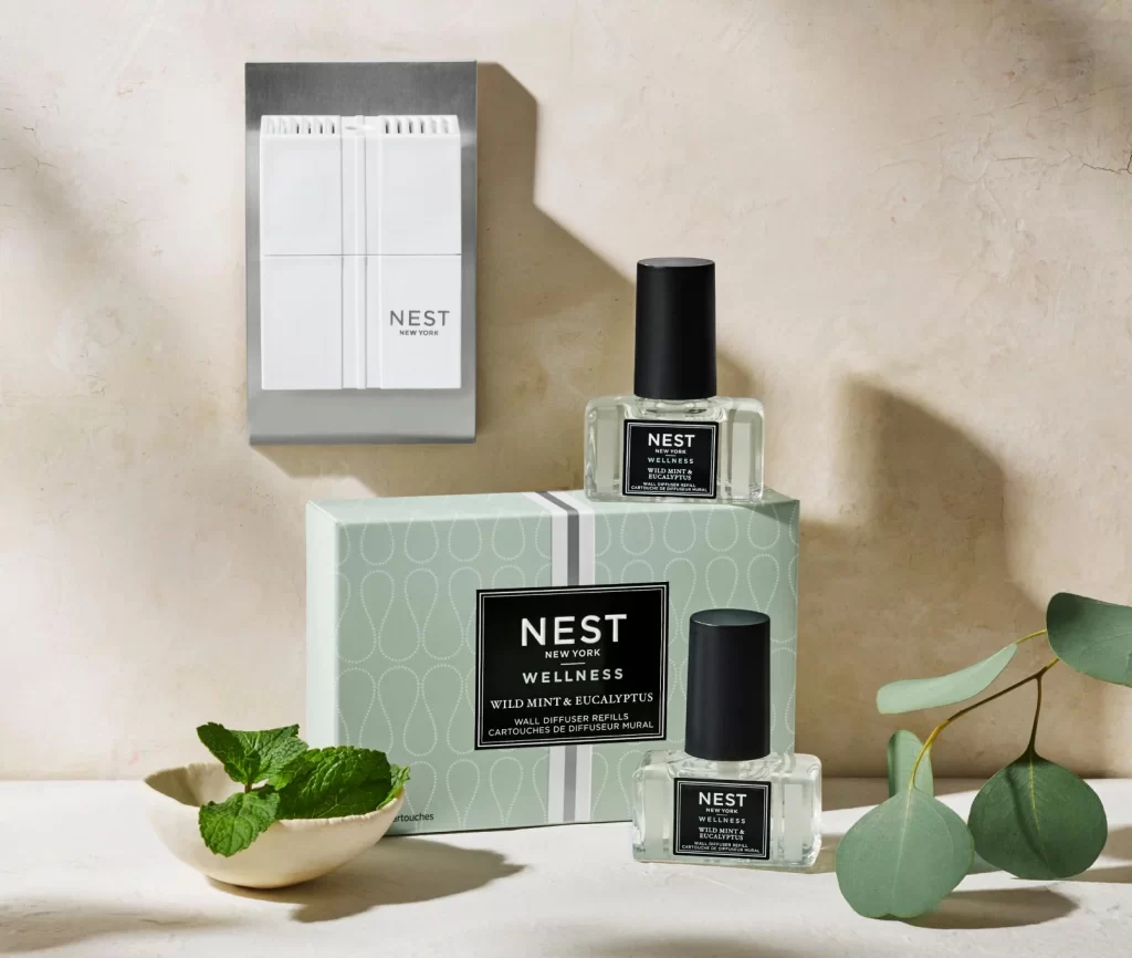 Nest New York Wild Mint Eucalyptus s for Diffuser Packaging