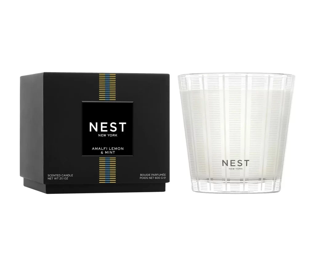 Nest New York Amalfi Lemon Mint 3-Wick Candle Packaging