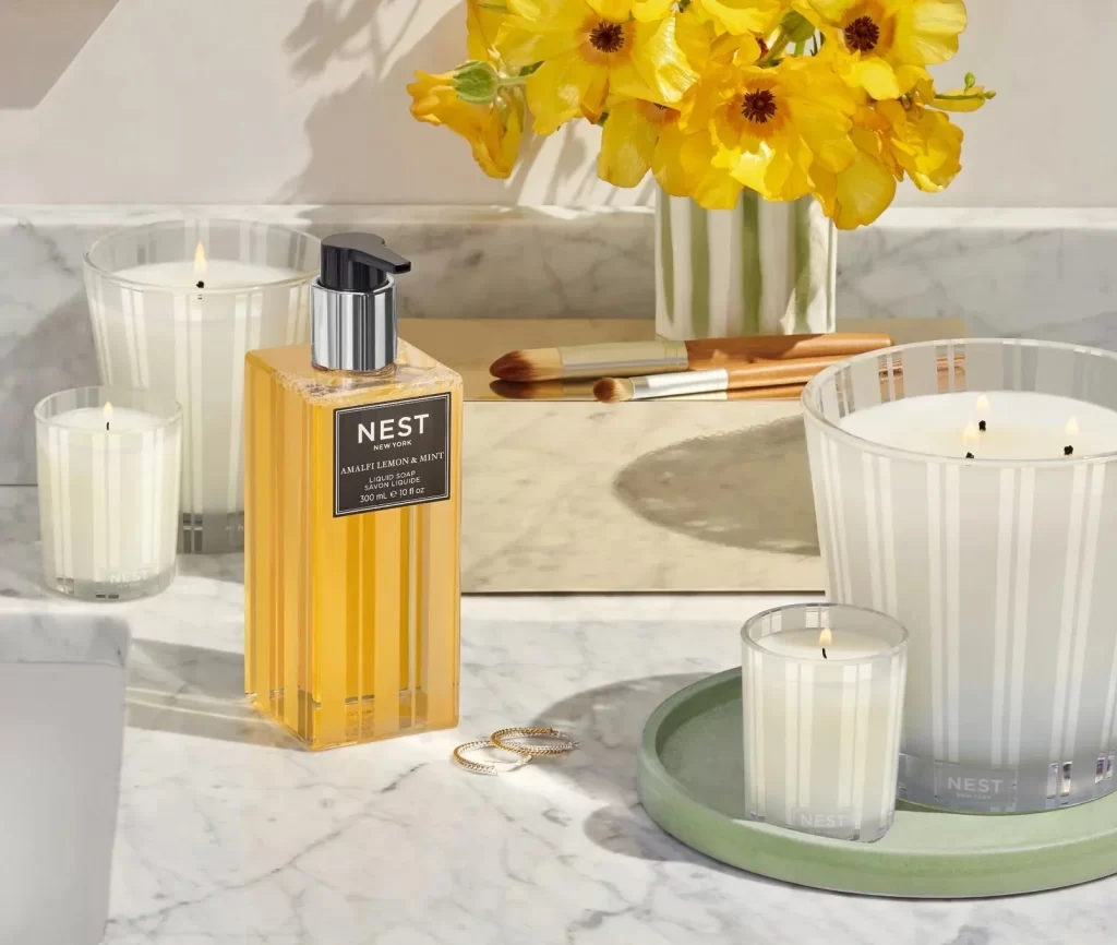 Nest New York Amalfi Lemon Mint Votive Candle Packaging