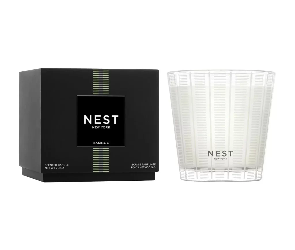 Nest New York Bamboo 3-Wick Candle Packaging