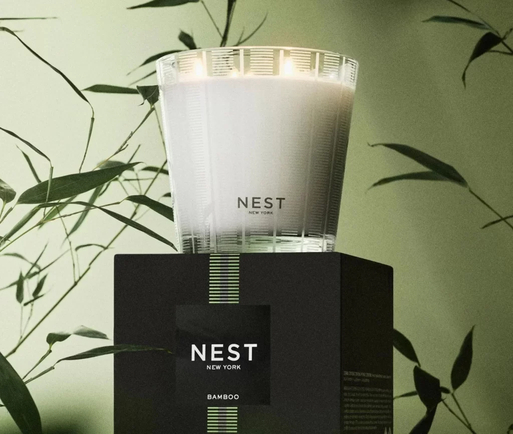 Nest New York Bamboo 3-Wick Candle Packaging