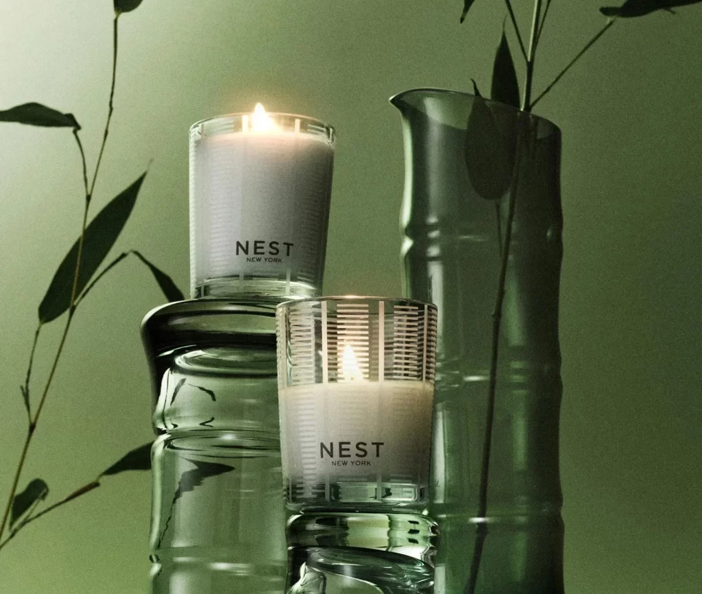 Nest New York Bamboo Votive Candle Packaging