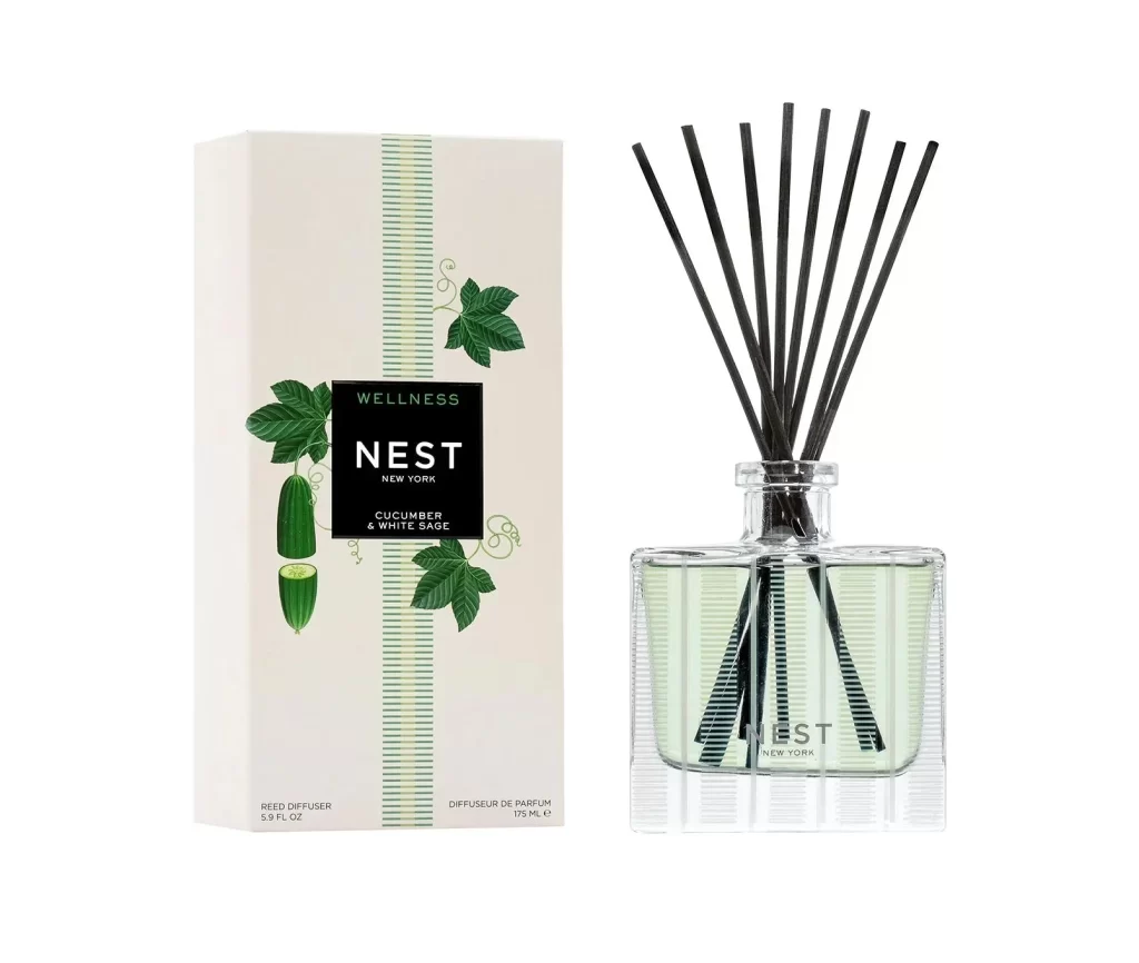 Nest New York Cucumber White Sage Diffuser Packaging