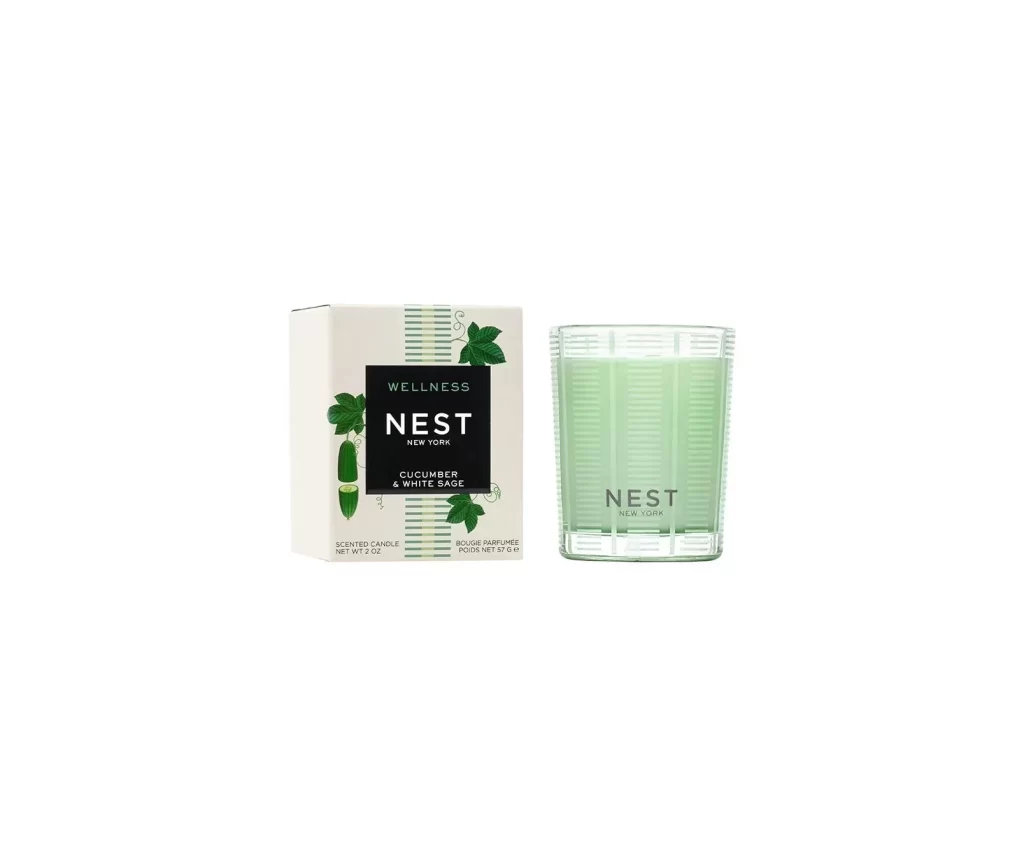 Nest New York Cucumber White Sage Votive Candle Packaging