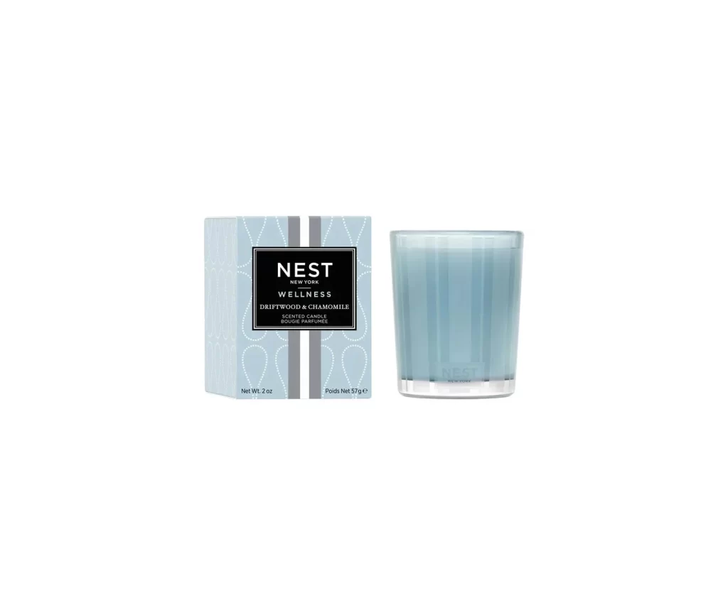 Nest New York Driftwood Chamomile Votive Candle Packaging