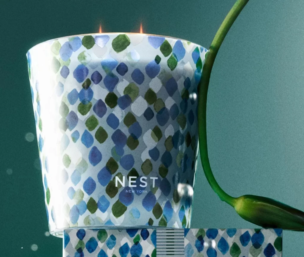Nest New York Forest Rain Decorative 3-Wick Candle Packaging