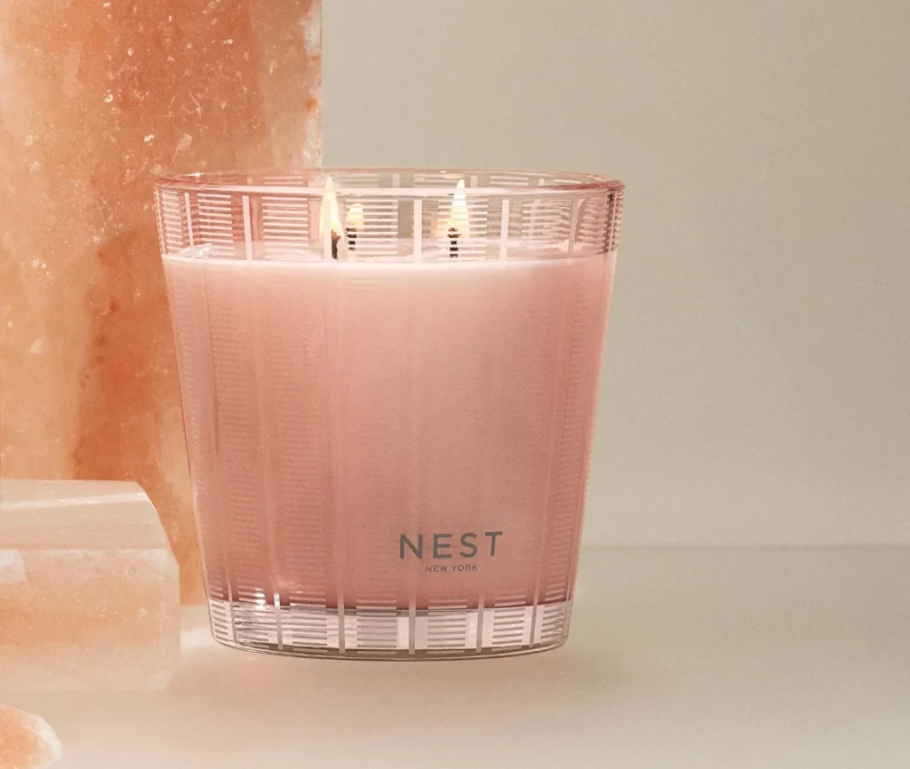 Nest New York Himalayan Salt Rosewater 3-Wick Candle Packaging