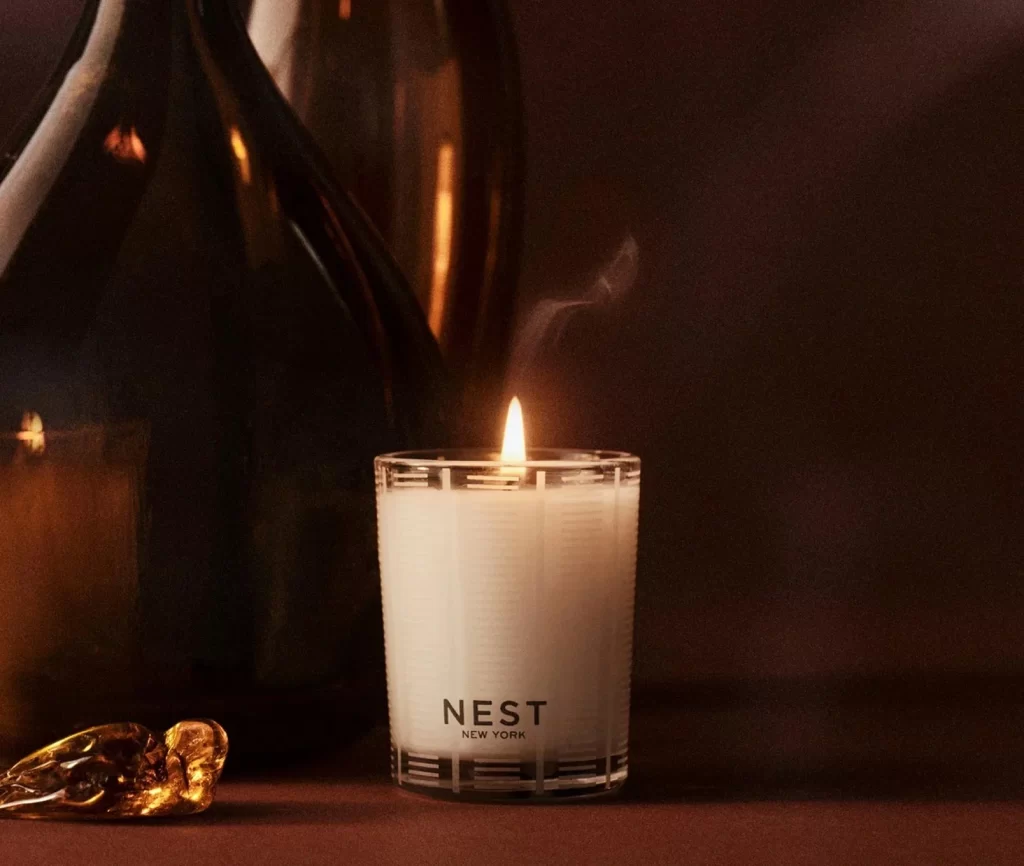 Nest New York Moroccan Amber Votive Candle Packaging