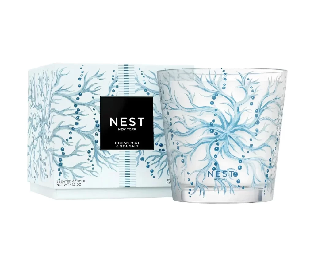 Nest New York Ocean Mist Sea Salt Decorative Luxury Candle Packaging