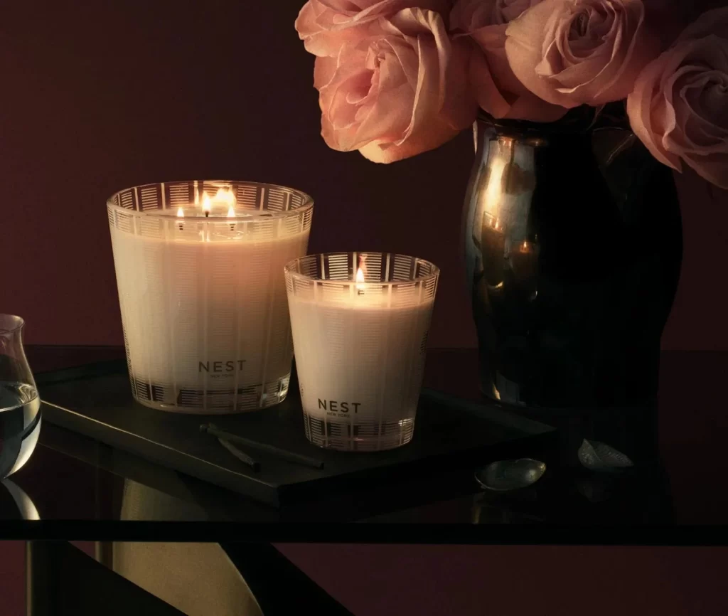 Nest New York Rose Noir Oud 3-Wick Candle Packaging