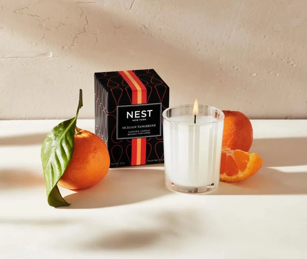 Nest New York Sicilian Tangerine Votive Candle Packaging