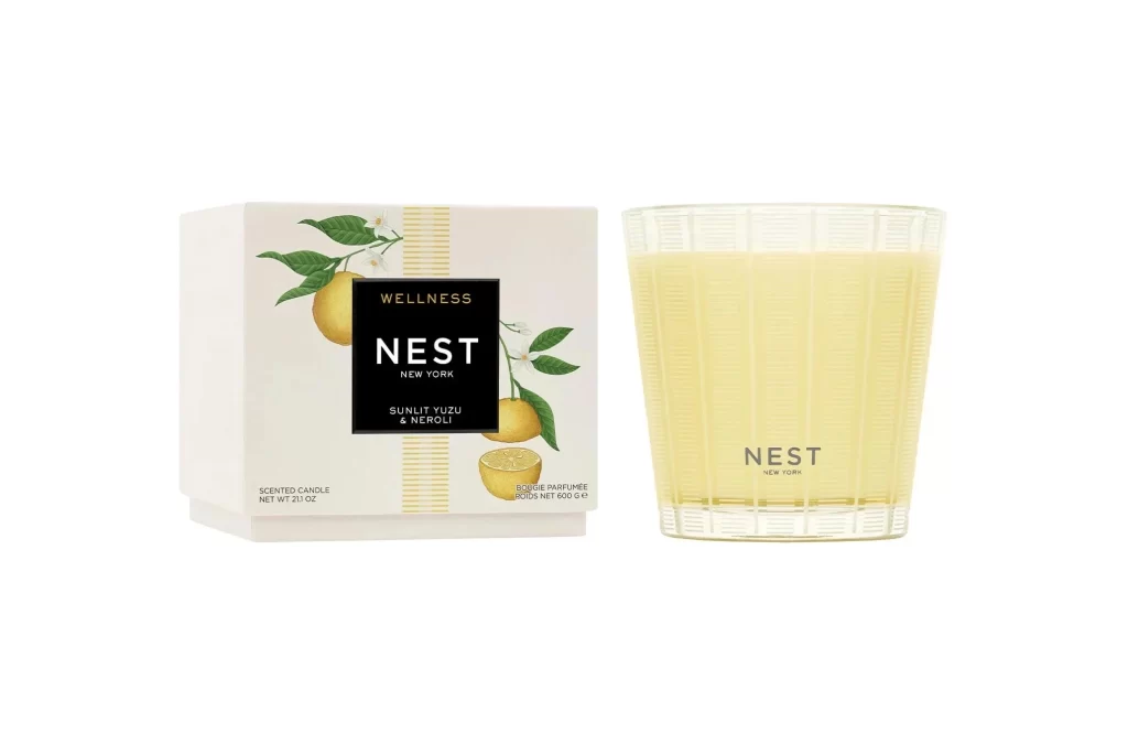 Nest New York Sunlit Yuzu Neroli 3-Wick Candle Packaging