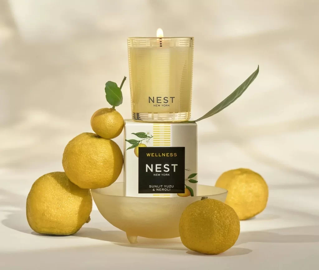Nest New York Sunlit Yuzu Neroli Votive Candle Packaging