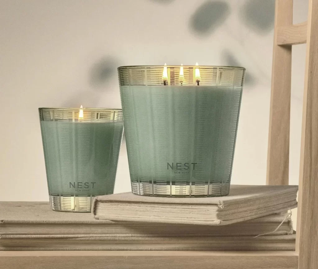 Nest New York Wild Mint Eucalyptus 3-Wick Candle Packaging