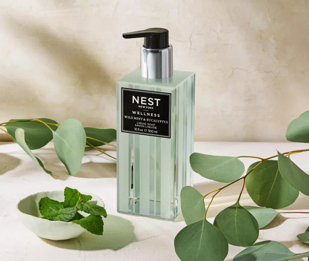 Nest New York Wild Mint Eucalyptus Liquid Soap Packaging
