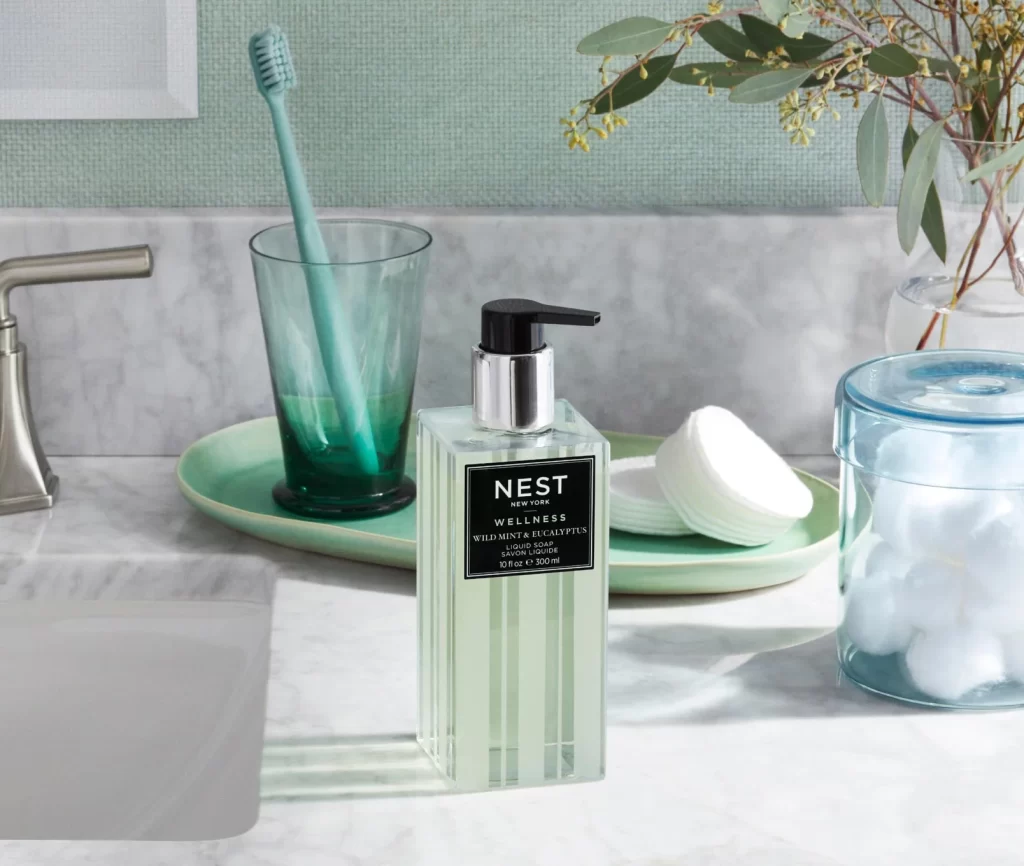 Nest New York Wild Mint Eucalyptus Liquid Soap Packaging