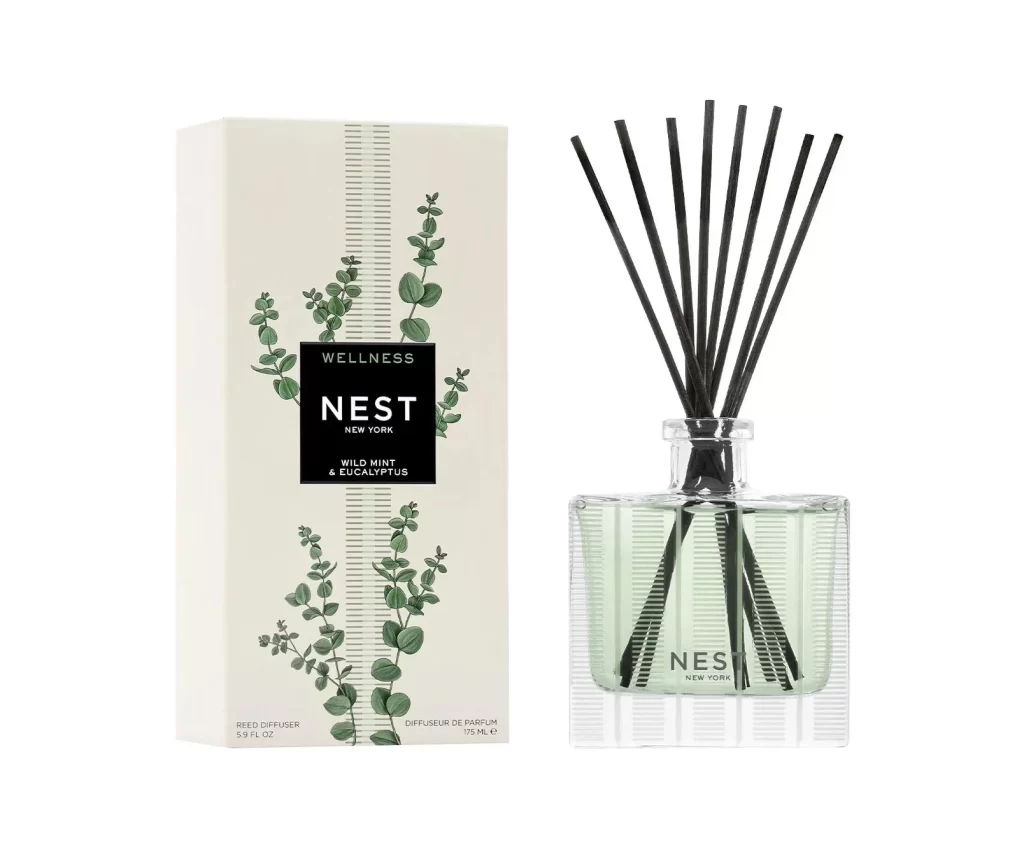 Nest New York Wild Mint Eucalyptus Diffuser Packaging