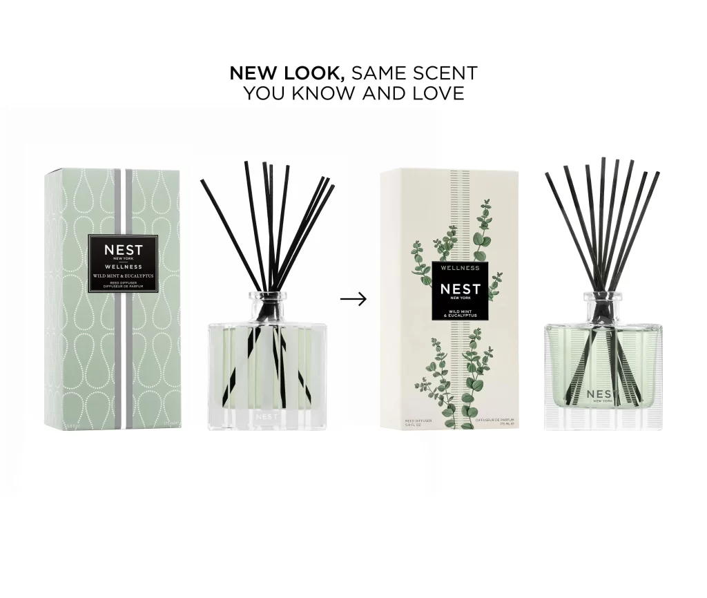Nest New York Wild Mint Eucalyptus Diffuser Packaging