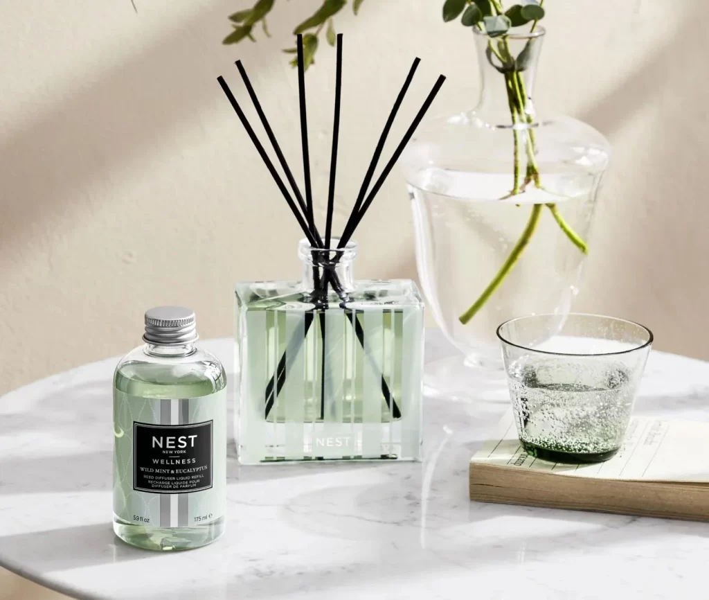 Nest New York Wild Mint Eucalyptus Liquid Diffuser Packaging