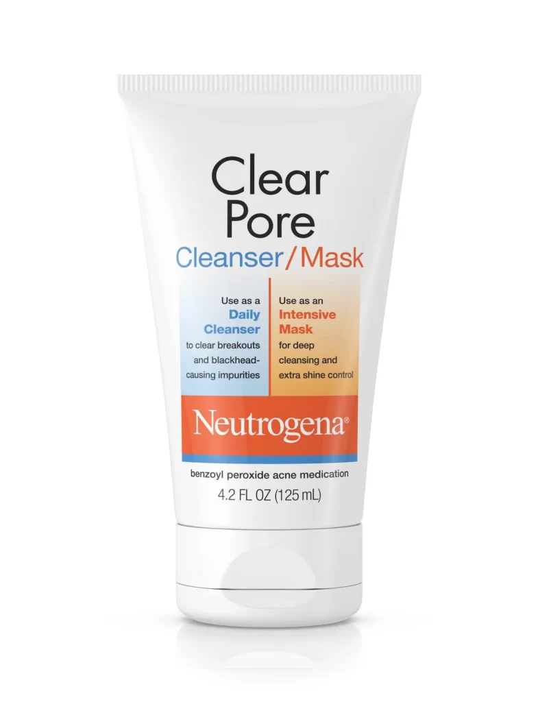 Neutrogena Clear Pore Cleanser/Mask Packaging