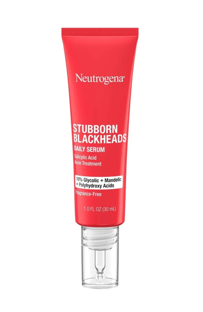 Neutrogena Stubborn Blackheads Daily Serum Packaging