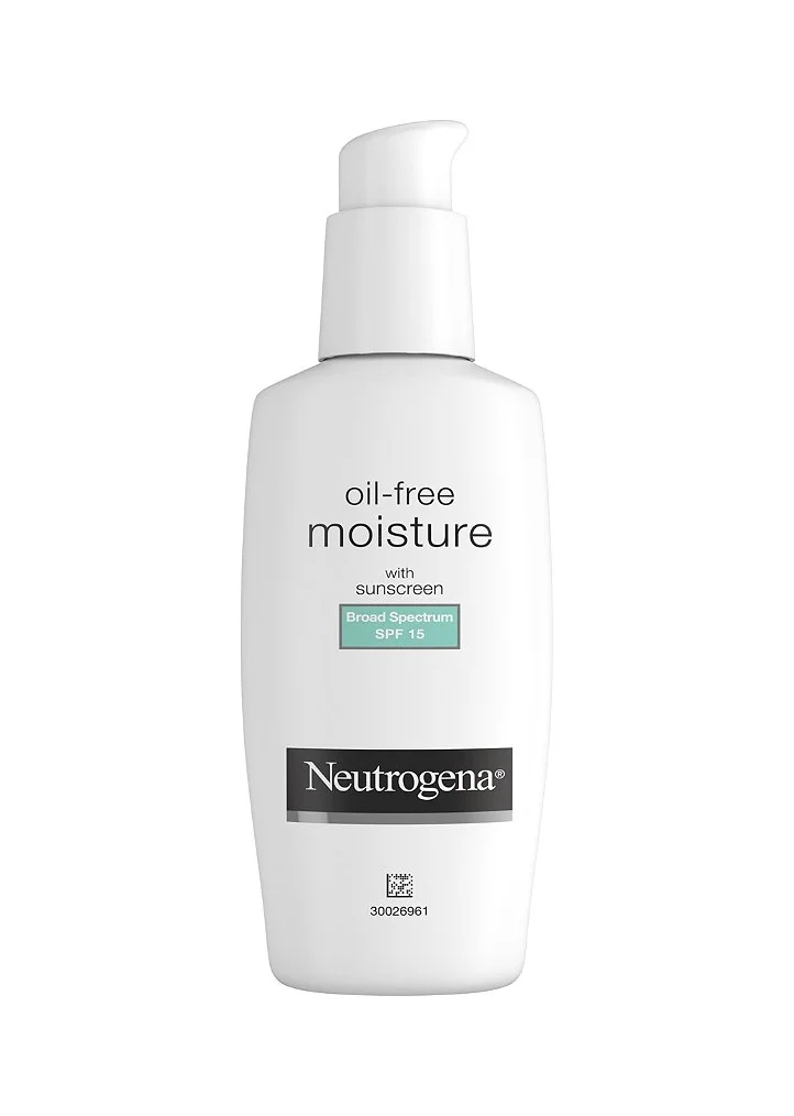 Neutrogena oil-free moisture with sunscreen Packaging