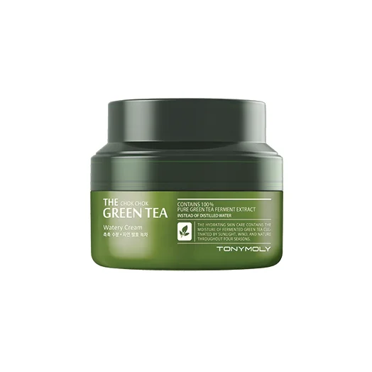 TONYMOLY Chok Chok Green Tea Watery Cream Packaging