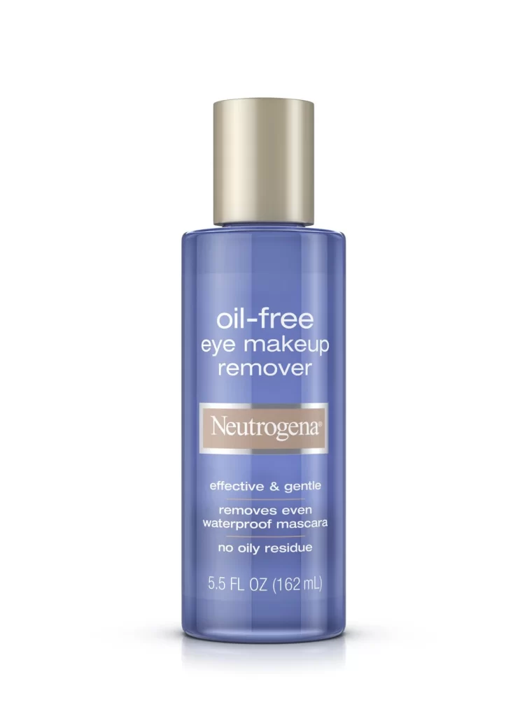Neutrogena oil-free eye makeup remover Packaging