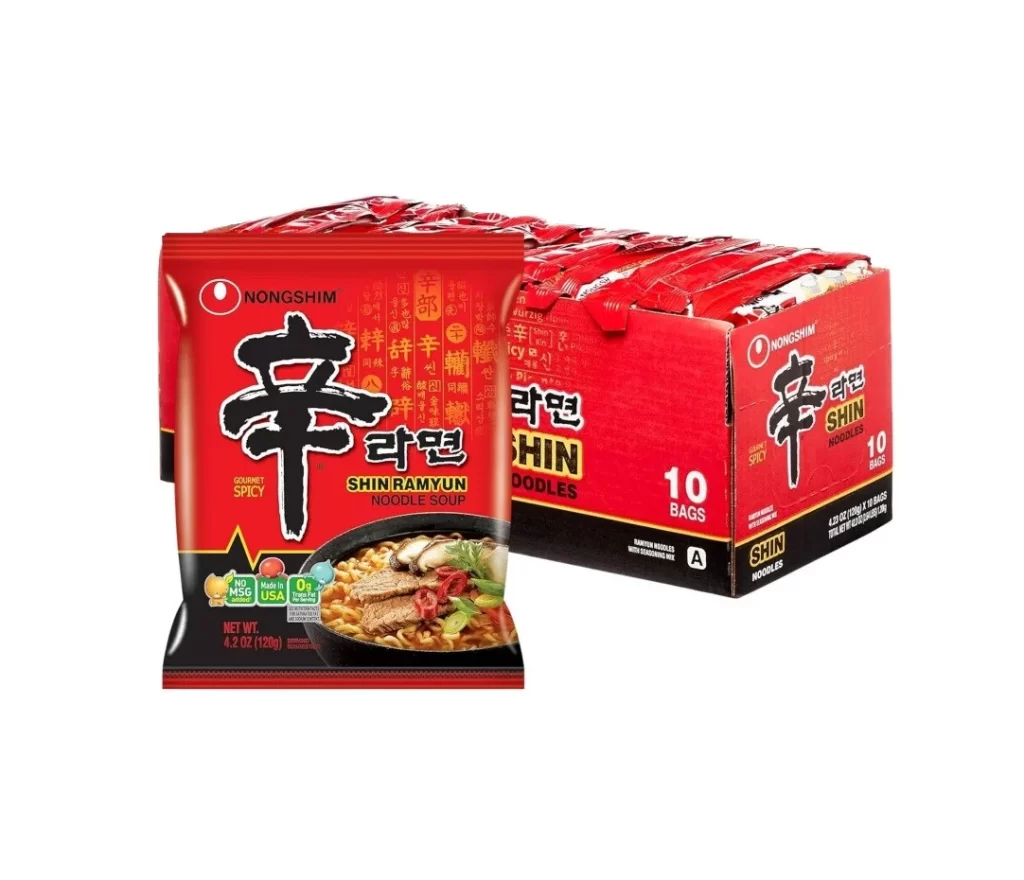 Nongshim Shin Ramyun Multipack Packaging