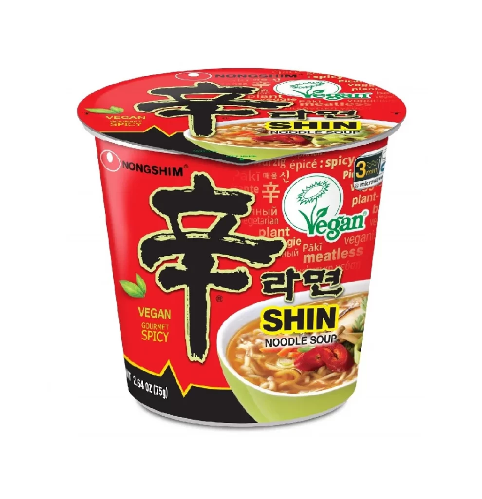 Nongshim Shin Vegan Noodle Packaging