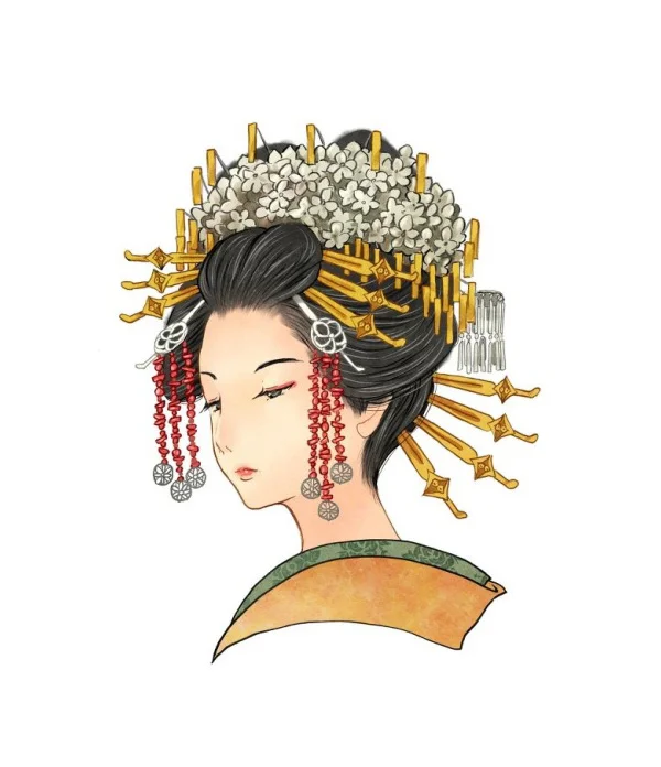 Traditional Chinese Attire Illustration