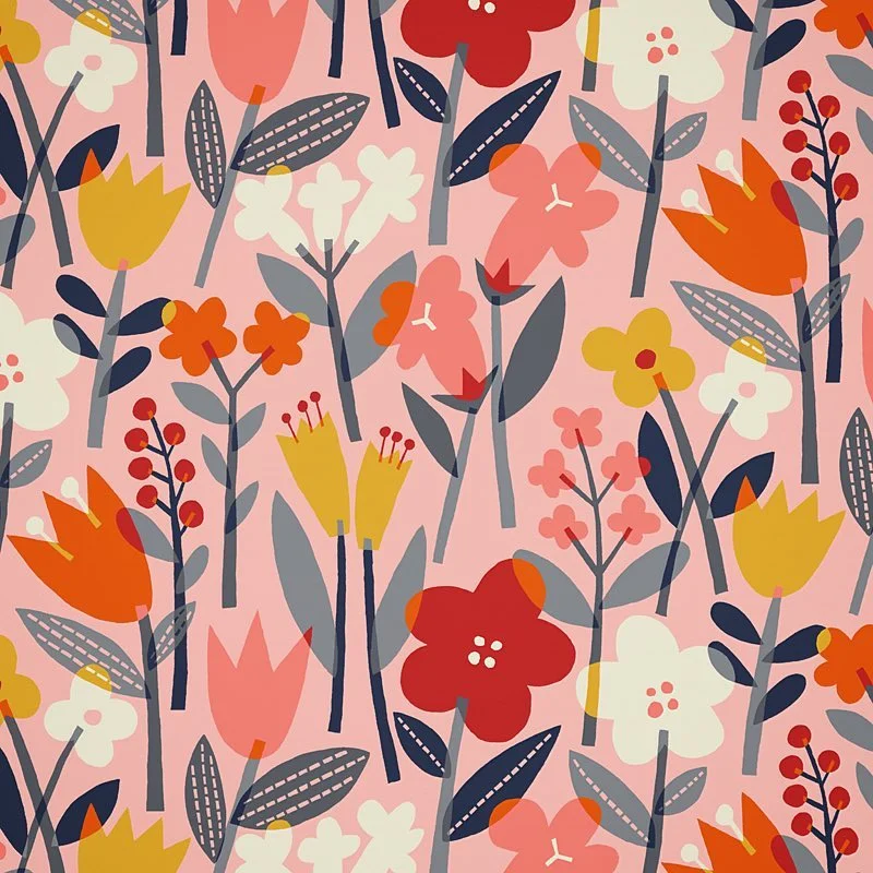 Nancy Wolff Pink Floral Pattern