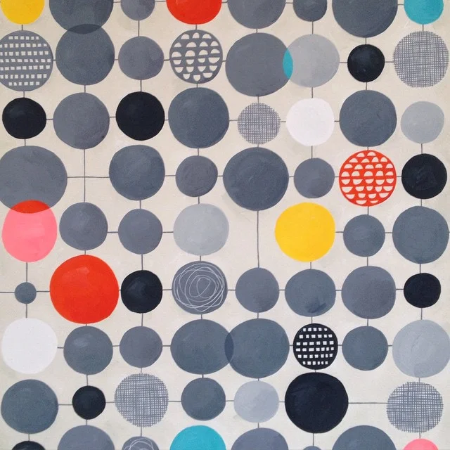 Nancy Wolff Geometric Circles Pattern