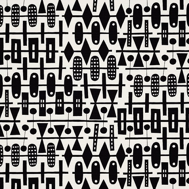 Nancy Wolff Black White Geometric Pattern
