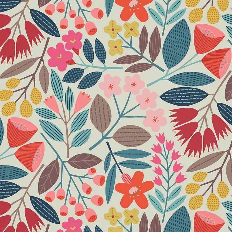 Nancy Wolff Floral Geometric Pattern