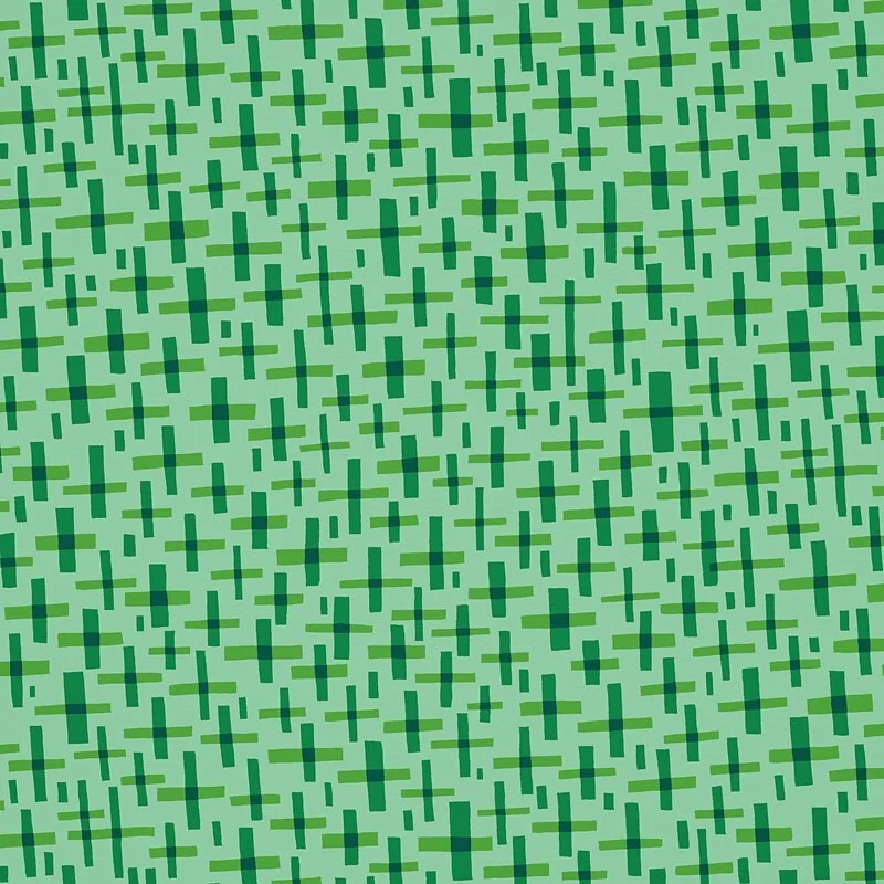 Nancy Wolff Green Light Geometric Pattern