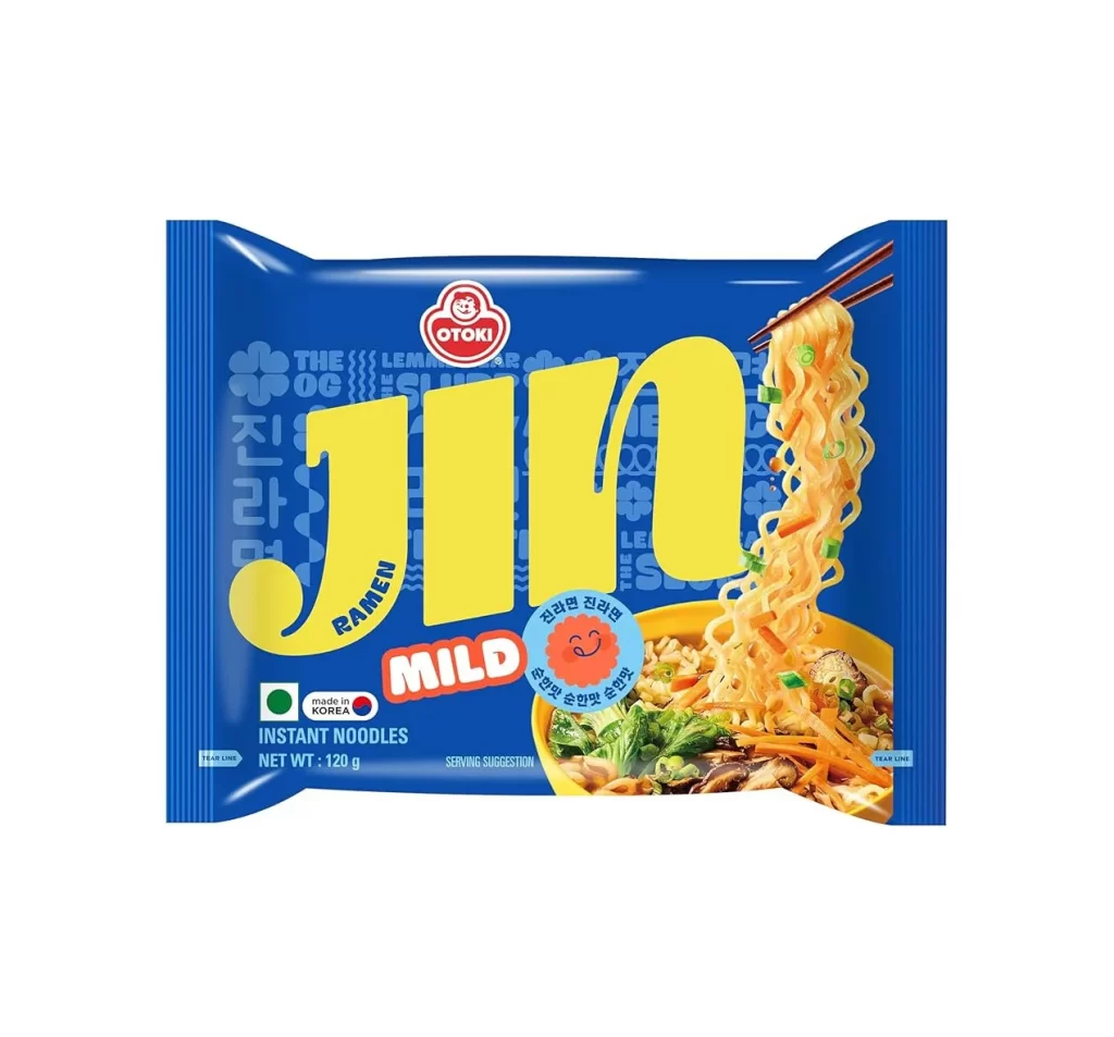 Ottogi Jin Ramen Packaging