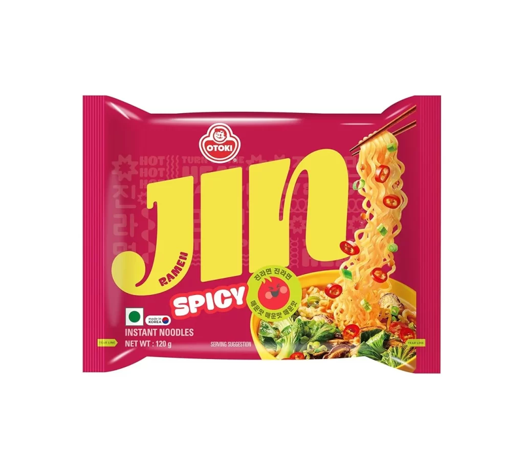 Ottogi Jin Ramen Packaging