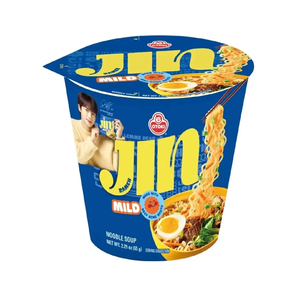 Ottogi Jin Ramen Mild Cup Packaging