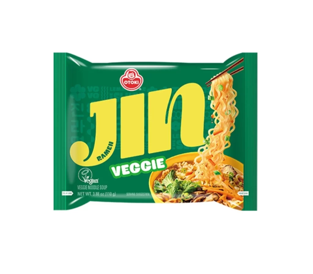 Ottogi Jin Ramen Veggie Bowl Packaging