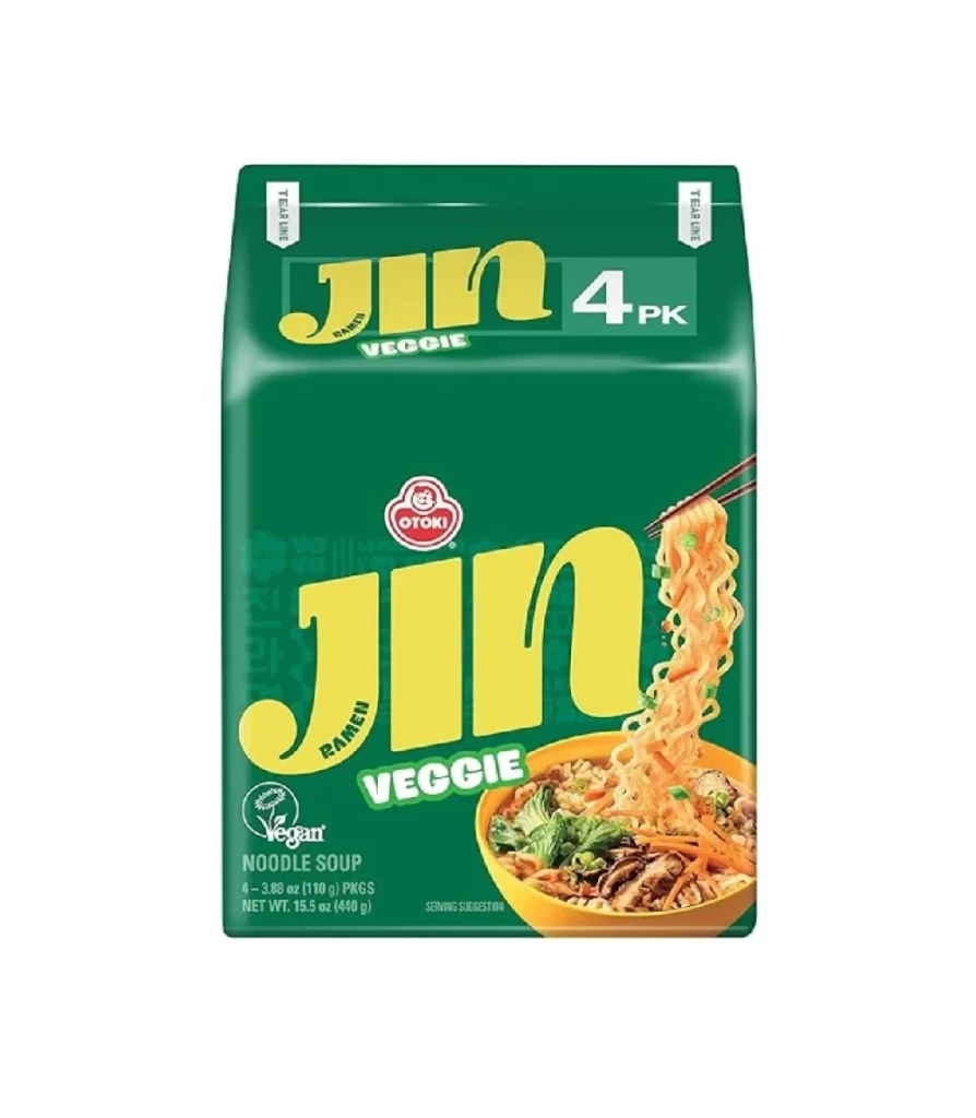 Ottogi Jin Ramen Veggie Multipack Packaging