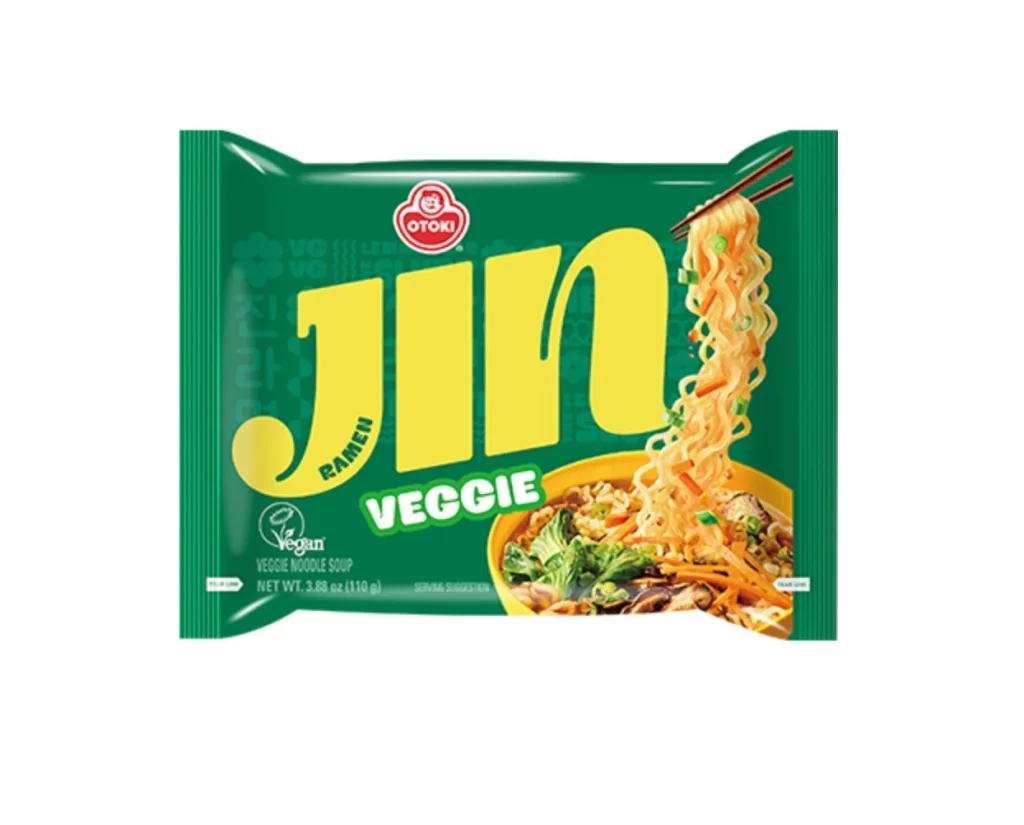 Ottogi Jin Ramen Veggie Multipack Packaging