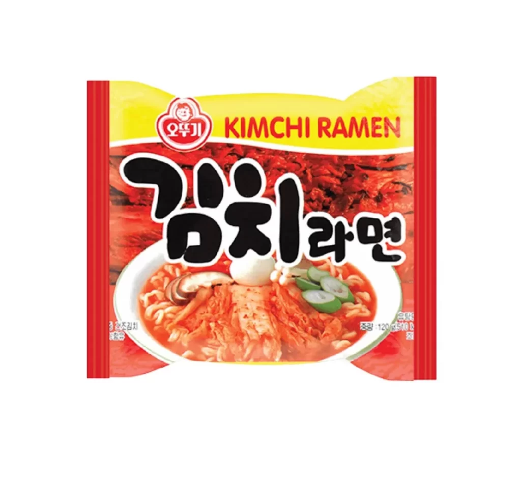 Ottogi Kimchi Ramen Packaging